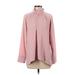 Alexia Admor Long Sleeve Blouse: Pink Solid Tops - Women's Size Small