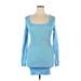 Bar III Casual Dress: Blue Dresses - New - Women's Size X-Large