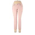 RSQ JEANS Jeans - Mid/Reg Rise: Pink Bottoms - Women's Size 13 - Dark Wash