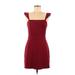 Ali & Jay Casual Dress: Burgundy Dresses - Women's Size Medium