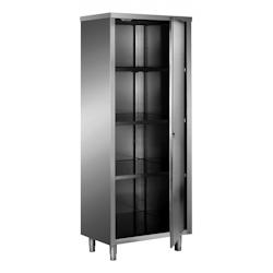 Edelstahl-Lagerschrank mit 1 Flügeltür, 500x600 mm, AISI 430 Image