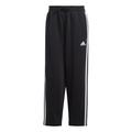 Adidas Essentials Damen-Jogginghose aus Fleece, 3 Streifen, offener Saum