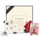 AETN Creations Jo Malone Luxury Travel Kit Collection of Cologne, Hand Cream, Body & Hand Wash, Travel Candle Gift Set with AETN Christmas Card and Candy Cane