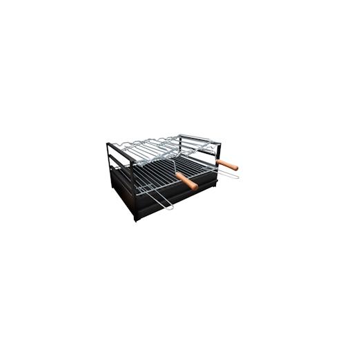Barbecue-Grill mit Grill 60 + 2 Hähnchengrills