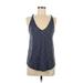 Lululemon Athletica Active Tank Top: Blue Color Block Activewear - Women's Size 6