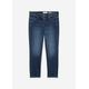 Marc O'polo Boyfriend Mid Waist Jeans Modell "Theda" Damen cashmere dark blue wash, Gr. 32-32, Baumwolle