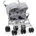 Babygap by Delta Children Classic Side-by-side Double Stroller, Steel | 42.4 H x 29.7 W x 35.5 D in | Wayfair 11812-2356