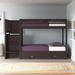 Kunze Twin over Twin 6 Drawer Standard Bunk Bed by Viv + Rae™ in Brown | 63 H x 41 W x 98 D in | Wayfair 4CBEC984E9184D739A5839E7C2183979