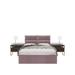 Orren Ellis Sapan Upholstered Solid Wood Panel Headboard Velvet in Pink | Queen | Wayfair BC365BD7BC474C319A02F2ACE249F9BB