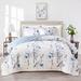 Winston Porter Kamelija Microfiber 3 Piece Quilt Set Microfiber in Blue/White | Wayfair 22E35A5E131C4870AAAB269EC6F6B474