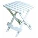 Wildon Home® Annemarieke Square 17.37" L x 15.25" W Outdoor Table Plastic in White | 19.75 H x 17.37 W x 15.25 D in | Wayfair