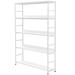 Latitude Run® Iljan Bookcase in White | 69 H x 47 W x 11.6 D in | Wayfair 280B11CF888F4EFBBAFA109B970364A6