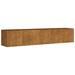 Latitude Run® Garden Raised Bed 78.7"X15.7"X15.7" Corten Steel in Red | 15.7 H x 78.7 W x 15.7 D in | Wayfair 65CD86BF094D44688CE300DD366687CB