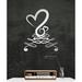 Red Barrel Studio® Love & Infinity Wall Art Heart Decor for Wedding, Valentine's Day, Housewarming Gift in Gray | 26 H x 21 W x 0.5 D in | Wayfair