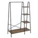 Rebrilliant Micailah 40" Clothes Rack Metal in Black | 63 H x 40 W x 15.8 D in | Wayfair CAE4C6280E8F4D5F986D36DB0909AA62