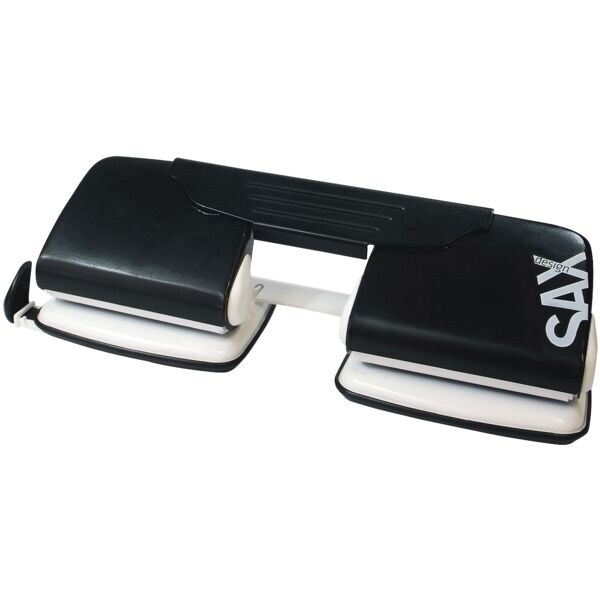 SAX Doppellocher »300« 15 Blatt schwarz schwarz, 29.5x5.2x9 cm Image