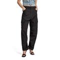 G-STAR RAW Damen Cargo Cord 3D Boyfriend Hose, Schwarz (dk black D23221-C973-6484), 28