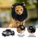 Pet Hat Funny Small Dog Cat Cosplay Lion Wig Head Hat with Ear for Pet Dress Up
