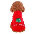 KIHOUT Flash Sales Cute Dog Cat Christmas Hoodie Pet Teddy Bear Cosplay Costume Puppy Fleece Outfits Warm Clothes Christmas Pet Decoration Christmas Tree Pet Gifts Christmas Party Decorations