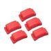 5Pcs Guitar Pickholder Pick Plec Plectrum Holder Clamp Clip for Dunlop Picks (Red)