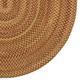 Capel Rugs American Heritage Made in USA Harvest Gold 8 0 X 11 0 Oval Braided Rug