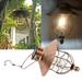 Ailao Retro Hanging Solar Lantern Outdoor Hanging Waterproof Metal Vintage Solar Powered Lights For Garden Patio