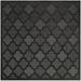 Nourison Easy Care Indoor/Outdoor Charcoal Black 9 x Square Area Rug (9 Square)