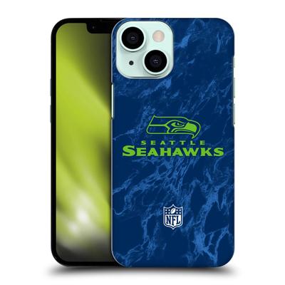 Seattle Seahawks Hartschalen-Handyhülle aus farbigem Marmor - iPhone Image