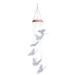 Wind Chimes LED Solar Mobile Wind Chime Color Changing Automatic Light Sensor Wind Lamp for Home Party Balcony Porch Patio Garden Decoration