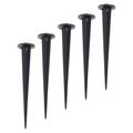 Aluminum Ground Spike 5 Pcs Garden Ground Spike Lawn Lamp Ground Spikes Landscape Light Ground Spikes