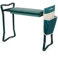 Bosonshop Garden Kneeler & Seat Folding Multi-Functional Steel Garden Stool with Tool Bag EVA Kneeling Pad
