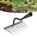 Small Gardening Rake Hand Leaf Rake Garden Home Hand Rake Convenient Rake Soil Spreading Rake