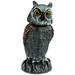 Fake Owl Decoy Lifelike Simulation Owl Bird Deterrent with 360Â° Swivel Head Realistic Owl Statue Scare Birds Plastic Fake Owl Scarecrow to Frighten Birds for Garden Indoor Outdoor