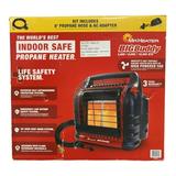 Mr. Heater Propane Space Heater 18 000 BTU Big Buddy Portable Radiant 450 sq ft