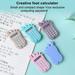 Riguas Calculator Cute Foot Shape Design 8 Digit LCD Screen Multifunctional with Comfortable Silicone Buttons Calculator