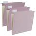 Y YOMA 6 Pack Gradient Hanging File Folders Letter Size Decorative Hanging Folder Pretty File Folder Organizer for Filing Cabinet Office Home with 1/5-Cut Adjustable Tabs Dusty Purple