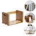 Bamboo Shelf 1pc Bamboo Desktop Book Storage Rack Desk Book Shelf Storage Holder (Wood Color)