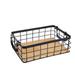 NUOLUX Metal Storage Wire Basket Fruit Storage Basket Desk Organizer Metal Wire Basket
