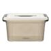 NUOLUX Household Storage Bin Stackable Storage Bin Sundries Storage Bin Stackable Latching Box with Lid