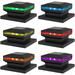 Color Changing Solar Post Cap Lights - 6 Pack Outdoor Post Cap Light for Fence Deck Patio High Brightness Fits 4x4 5x5 or 6x6 Wooden Posts