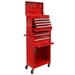 RONSHIN High Capacity Rolling Tool Chest with Wheels Drawers Safe Lockable 8-Drawer Tool Storage Cabinet for Workshop Garage