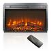 RONSHIN 26 Inch Electric Fireplace Insert with Realistic Logs Flames Thin Electric Fireplace Heater with Overheating Protection