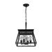 Farmhouse Kitchen Island Lights 0-40 Adjustable Height Retro Design Farmhouse Style Chandeliers 4-Light Vintage Large Pendant Light (15.7 L X 15.7 W X 20.3 H )