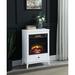 Hamish Electric Fireplace - White