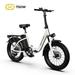 Electric Bike for Adults 20 Fat Tire 750W Motor Folding E-Bike with 48V 20AH Removable Battery E Bike for Woman Front Suspension Shimano 7 Speed Electric Commuter Bike