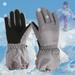 TUWABEII Girls Winter Snow Ski Gloves Toddler Girls Boys Kids Waterproof Windproof Children Warm