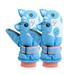 Kids Cartoon Print Winter Ski Gloves Thermal Gloves Thermal Cycling Gloves Kids Windproof Gloves Winter Gloves