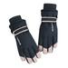 Manxivoo Gloves for Cold Weather Winter Ski Gloves Waterproof Thick Plus Warm Windproof Cold Protection Outdoor Riding Gloves Heated Gloves Black One Size