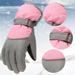 Dorkasm Kids Winter Gloves Outdoor Gloves Child Children Kids Ski Football Snow Kids Gloves Waterproof Unisex Bike 6Y-16Y Gloves Kids Gloves Pink L