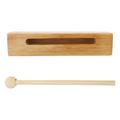 Music Rhythm Block 1pc Wood Percussion Instrument Music Rhythm Block Music Teaching Tool (Wood color)